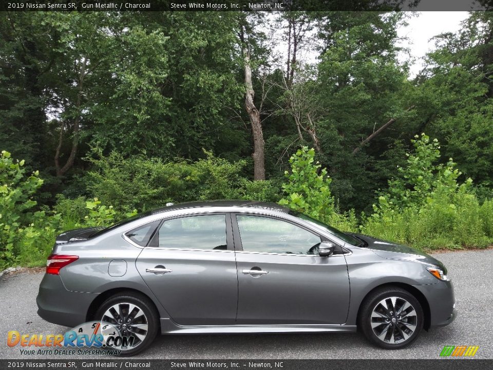 2019 Nissan Sentra SR Gun Metallic / Charcoal Photo #6