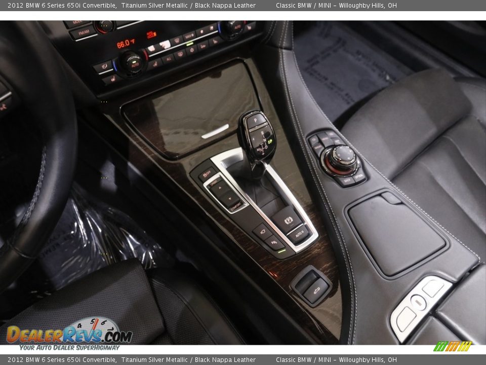 2012 BMW 6 Series 650i Convertible Titanium Silver Metallic / Black Nappa Leather Photo #15