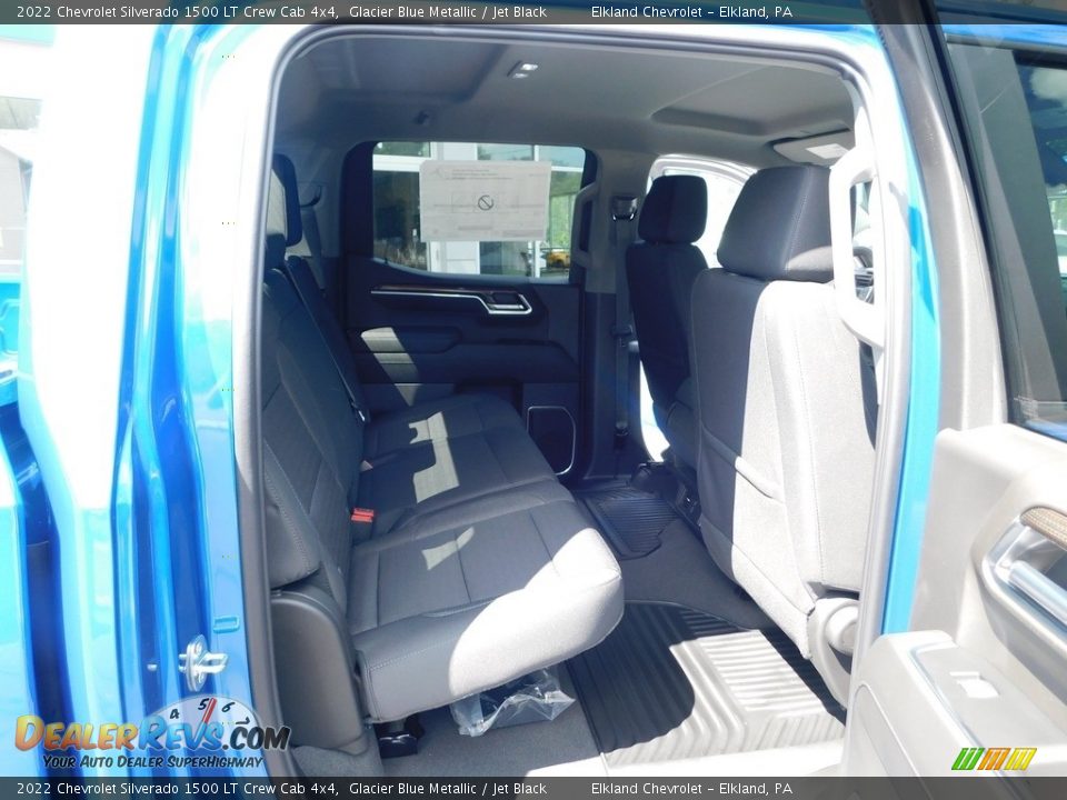 2022 Chevrolet Silverado 1500 LT Crew Cab 4x4 Glacier Blue Metallic / Jet Black Photo #18