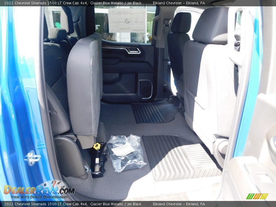 2022 Chevrolet Silverado 1500 LT Crew Cab 4x4 Glacier Blue Metallic / Jet Black Photo #20