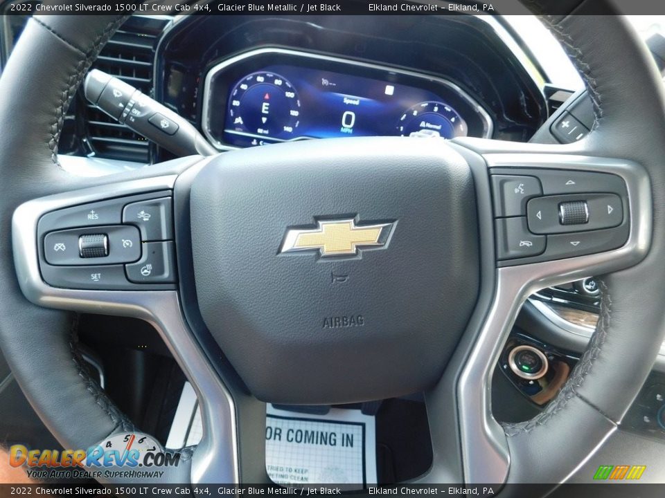 2022 Chevrolet Silverado 1500 LT Crew Cab 4x4 Steering Wheel Photo #22
