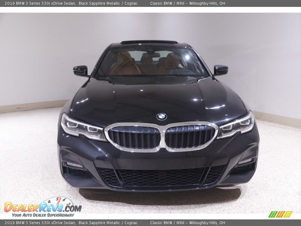2019 BMW 3 Series 330i xDrive Sedan Black Sapphire Metallic / Cognac Photo #2