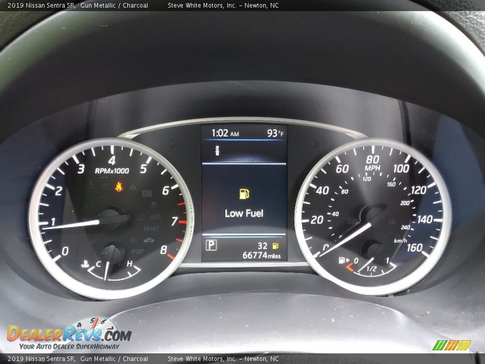 2019 Nissan Sentra SR Gun Metallic / Charcoal Photo #20