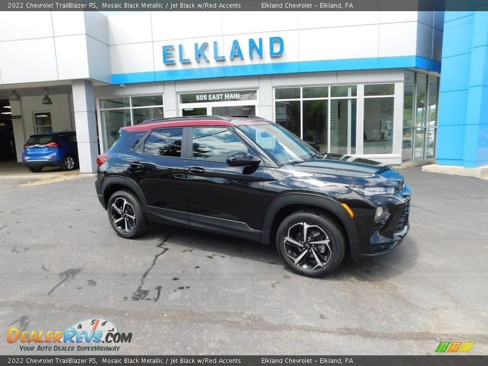 2022 Chevrolet TrailBlazer RS Mosaic Black Metallic / Jet Black w/Red Accents Photo #1