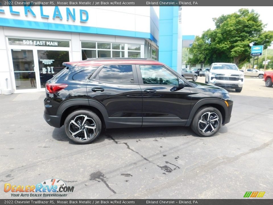 2022 Chevrolet TrailBlazer RS Mosaic Black Metallic / Jet Black w/Red Accents Photo #2