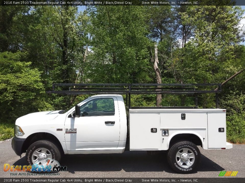 2018 Ram 2500 Tradesman Regular Cab 4x4 Utility Bright White / Black/Diesel Gray Photo #1