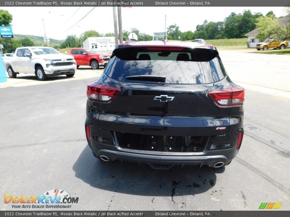 2022 Chevrolet TrailBlazer RS Mosaic Black Metallic / Jet Black w/Red Accents Photo #4