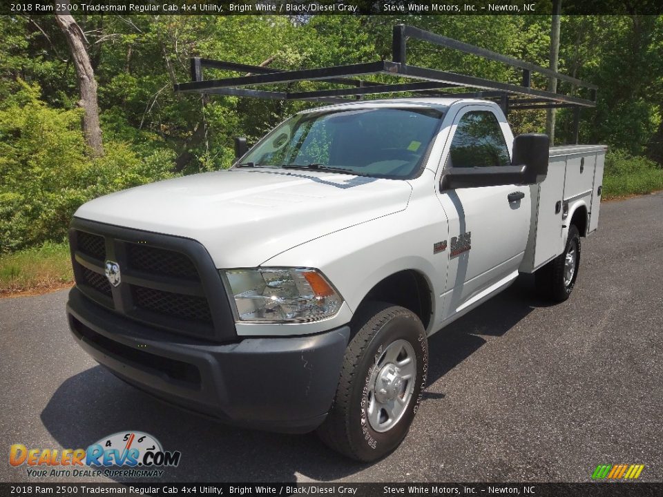 2018 Ram 2500 Tradesman Regular Cab 4x4 Utility Bright White / Black/Diesel Gray Photo #2