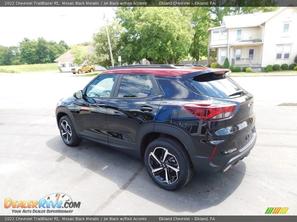 2022 Chevrolet TrailBlazer RS Mosaic Black Metallic / Jet Black w/Red Accents Photo #5