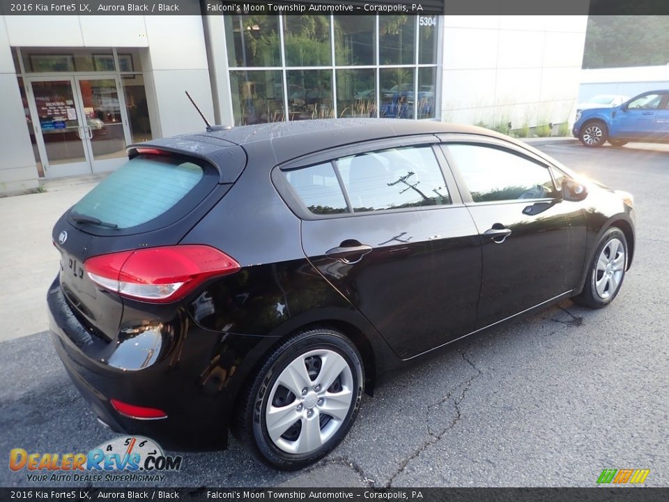 2016 Kia Forte5 LX Aurora Black / Black Photo #2