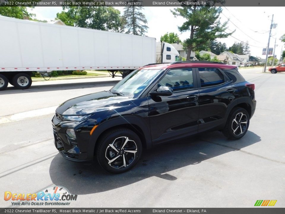 2022 Chevrolet TrailBlazer RS Mosaic Black Metallic / Jet Black w/Red Accents Photo #7