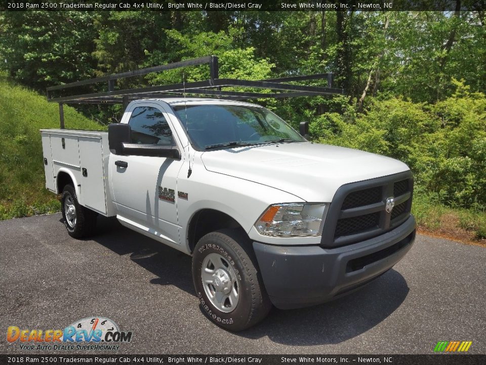 2018 Ram 2500 Tradesman Regular Cab 4x4 Utility Bright White / Black/Diesel Gray Photo #5