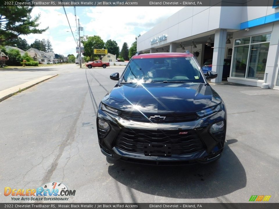 2022 Chevrolet TrailBlazer RS Mosaic Black Metallic / Jet Black w/Red Accents Photo #8