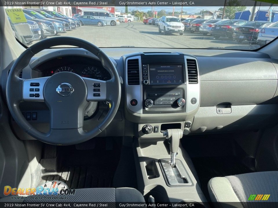 2019 Nissan Frontier SV Crew Cab 4x4 Cayenne Red / Steel Photo #9