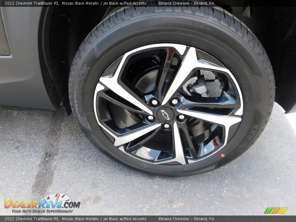 2022 Chevrolet TrailBlazer RS Mosaic Black Metallic / Jet Black w/Red Accents Photo #10