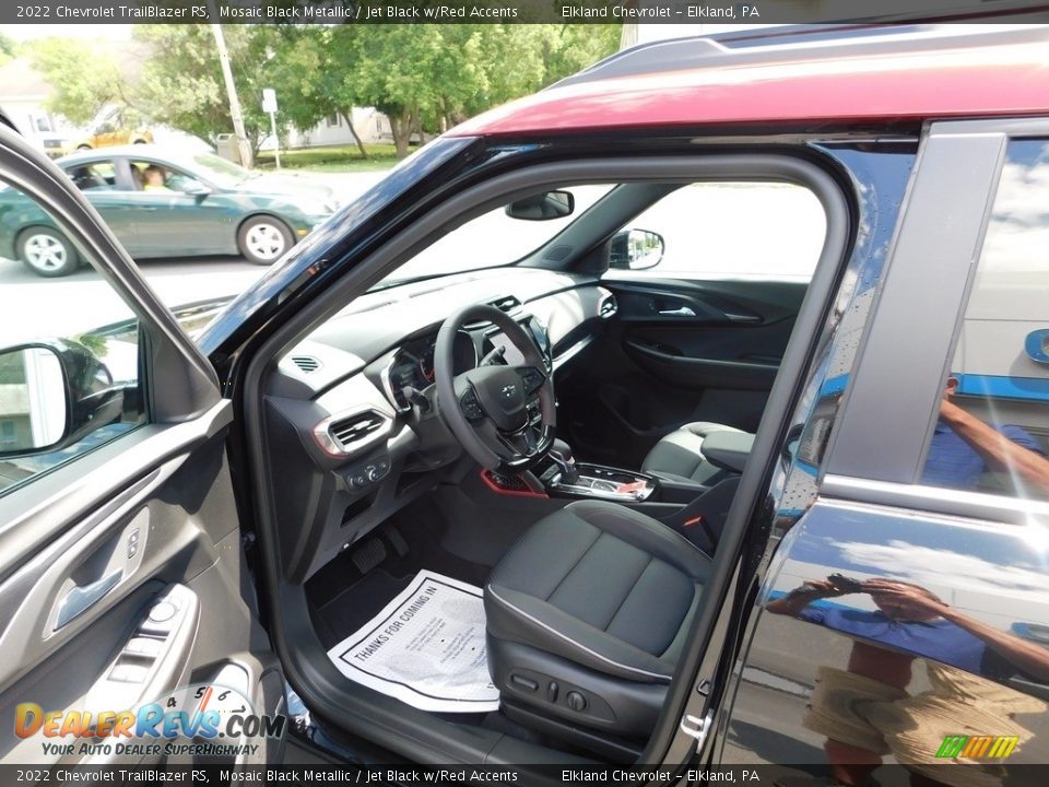 2022 Chevrolet TrailBlazer RS Mosaic Black Metallic / Jet Black w/Red Accents Photo #11