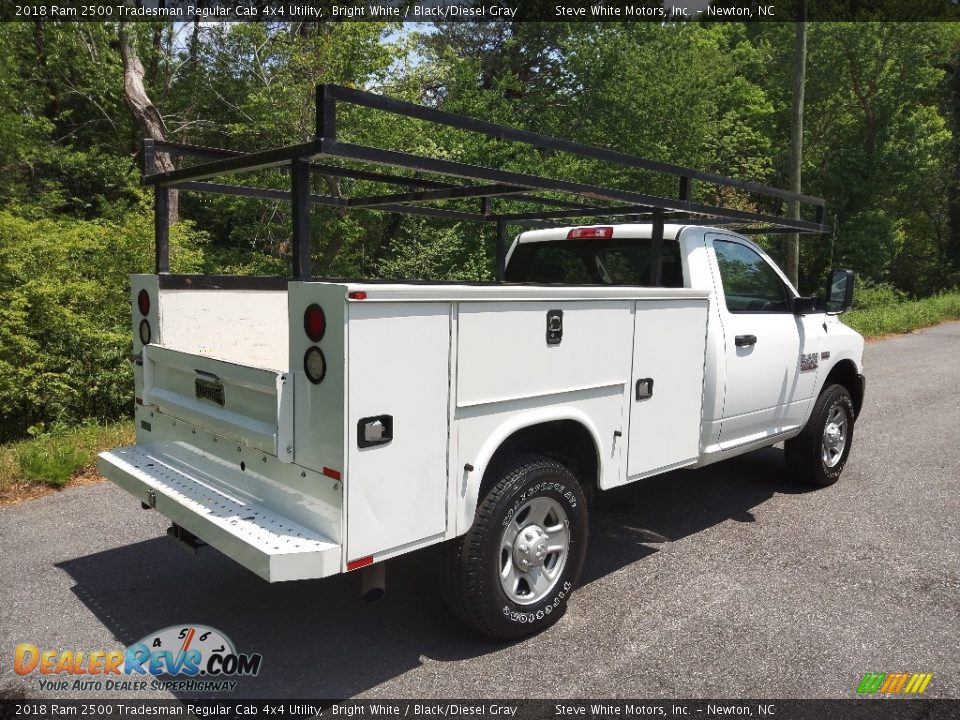 2018 Ram 2500 Tradesman Regular Cab 4x4 Utility Bright White / Black/Diesel Gray Photo #8