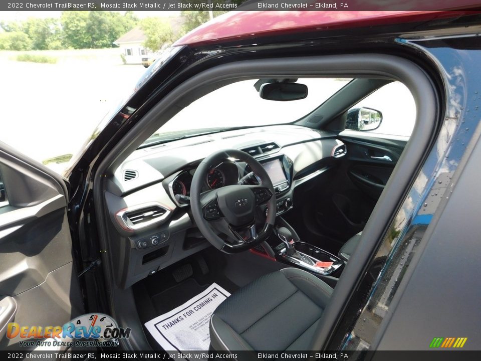 2022 Chevrolet TrailBlazer RS Mosaic Black Metallic / Jet Black w/Red Accents Photo #12