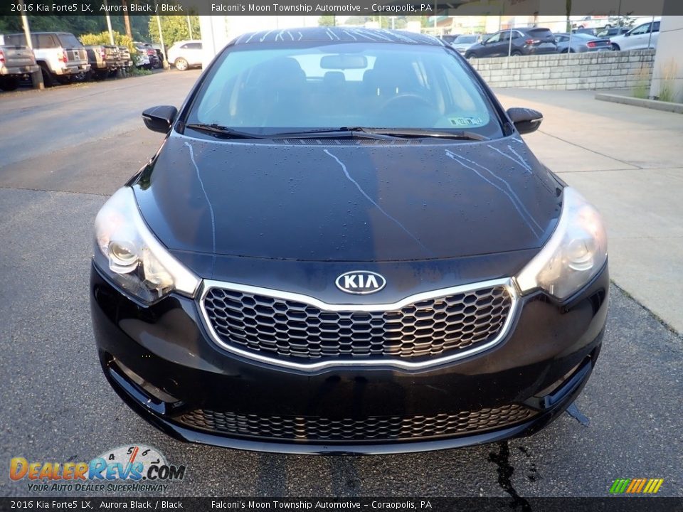 2016 Kia Forte5 LX Aurora Black / Black Photo #8