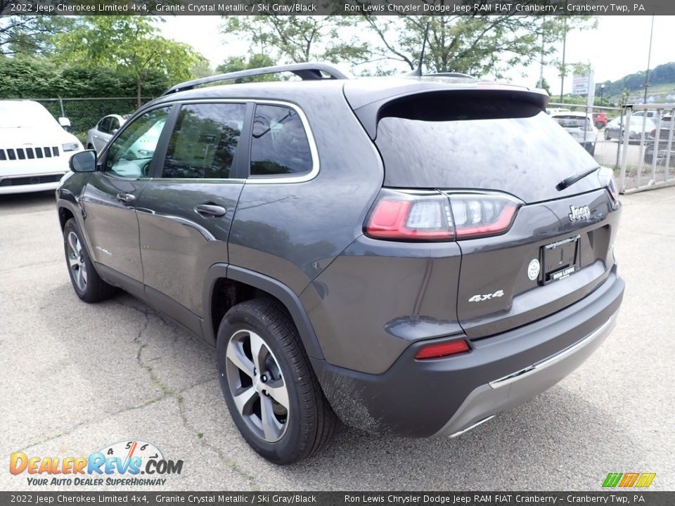 2022 Jeep Cherokee Limited 4x4 Granite Crystal Metallic / Ski Gray/Black Photo #3