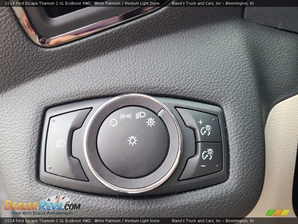 2014 Ford Escape Titanium 2.0L EcoBoost 4WD White Platinum / Medium Light Stone Photo #10