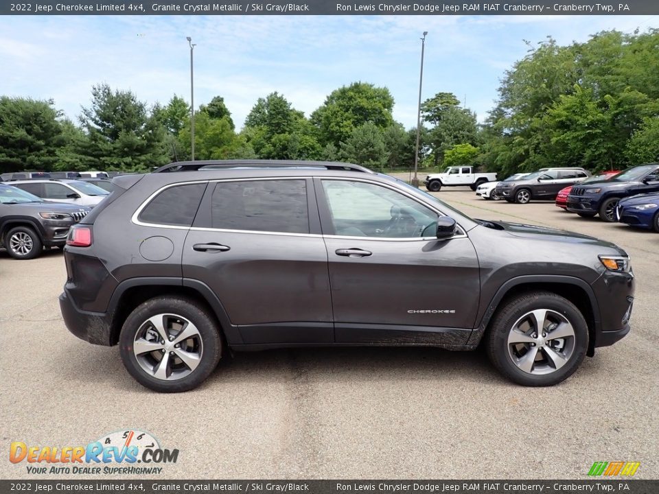 2022 Jeep Cherokee Limited 4x4 Granite Crystal Metallic / Ski Gray/Black Photo #6