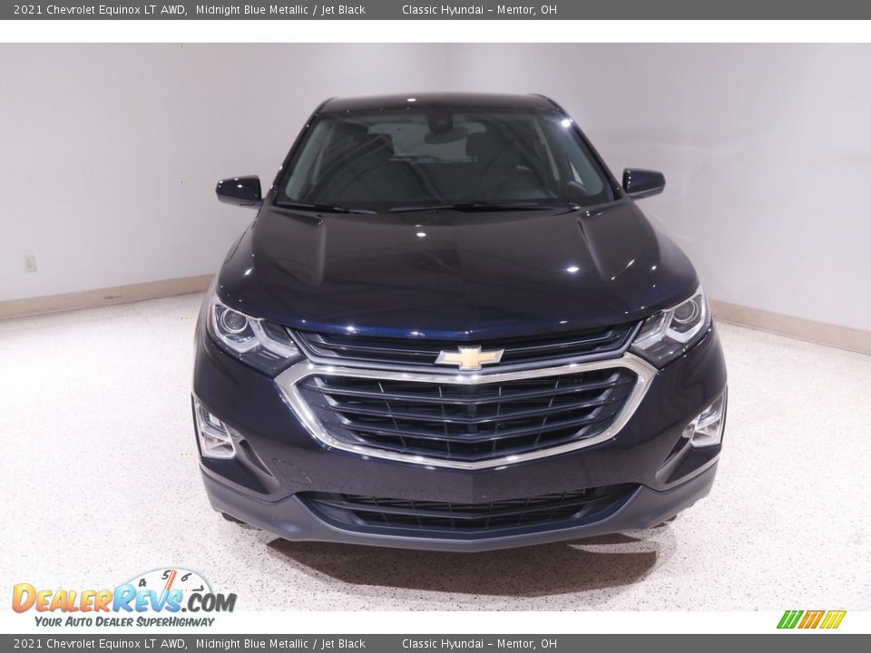 2021 Chevrolet Equinox LT AWD Midnight Blue Metallic / Jet Black Photo #2