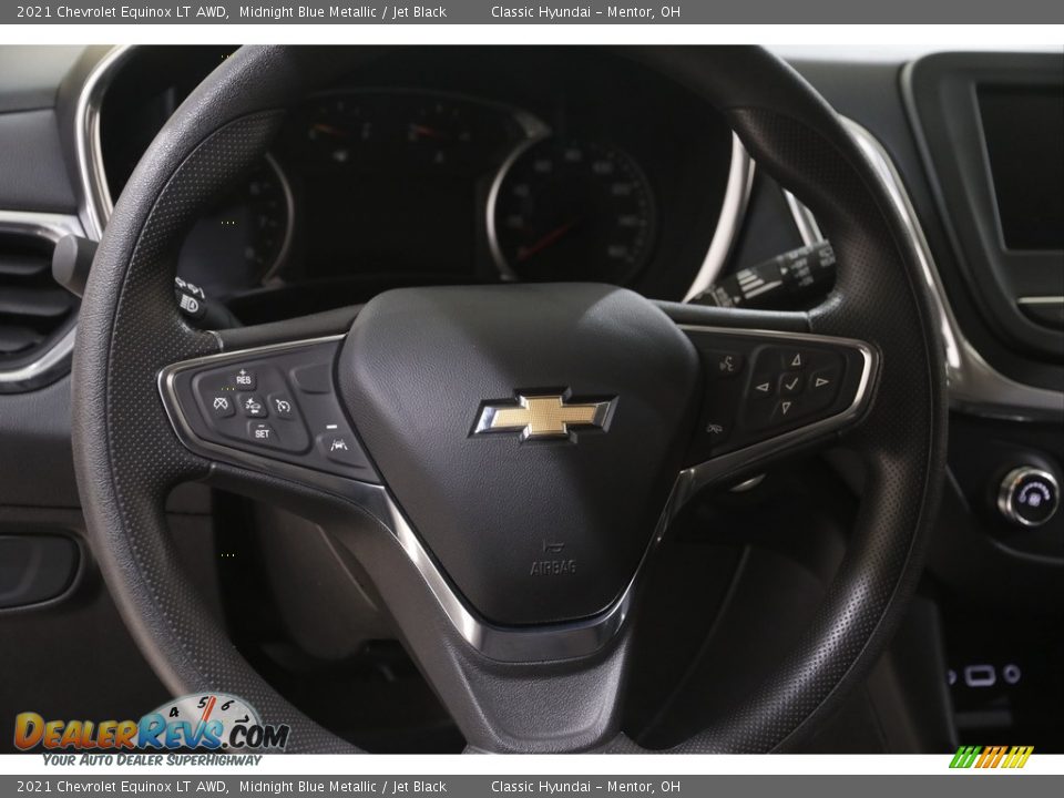 2021 Chevrolet Equinox LT AWD Midnight Blue Metallic / Jet Black Photo #7