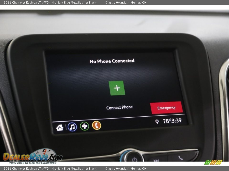 2021 Chevrolet Equinox LT AWD Midnight Blue Metallic / Jet Black Photo #11
