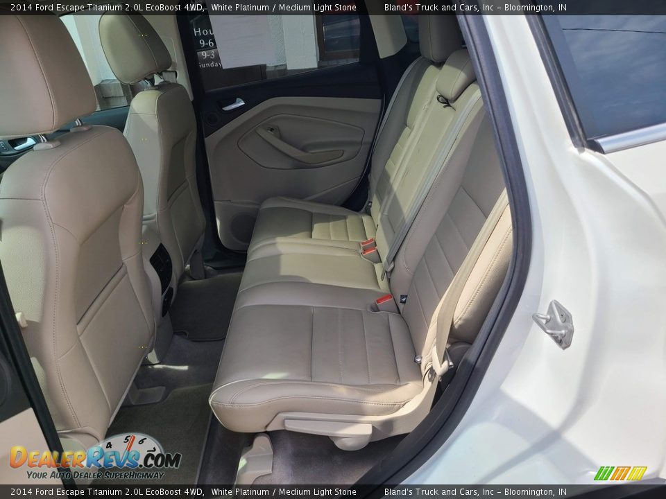 2014 Ford Escape Titanium 2.0L EcoBoost 4WD White Platinum / Medium Light Stone Photo #32