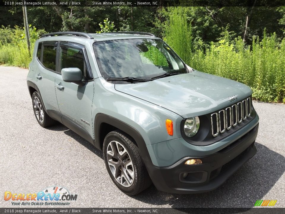 2018 Jeep Renegade Latitude Anvil / Black Photo #6