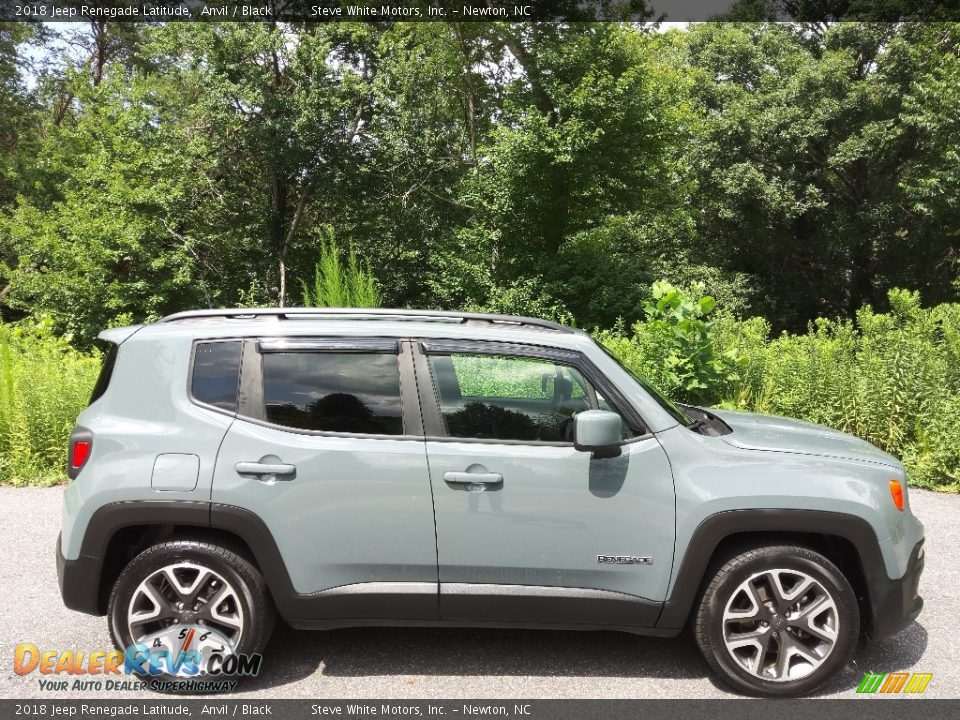 2018 Jeep Renegade Latitude Anvil / Black Photo #7