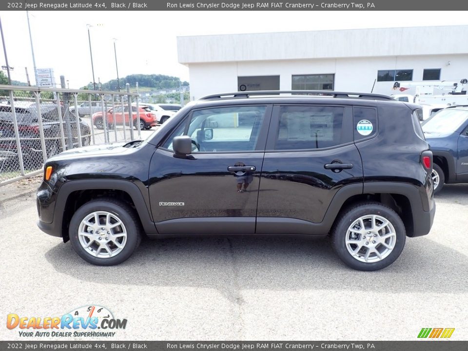 2022 Jeep Renegade Latitude 4x4 Black / Black Photo #8