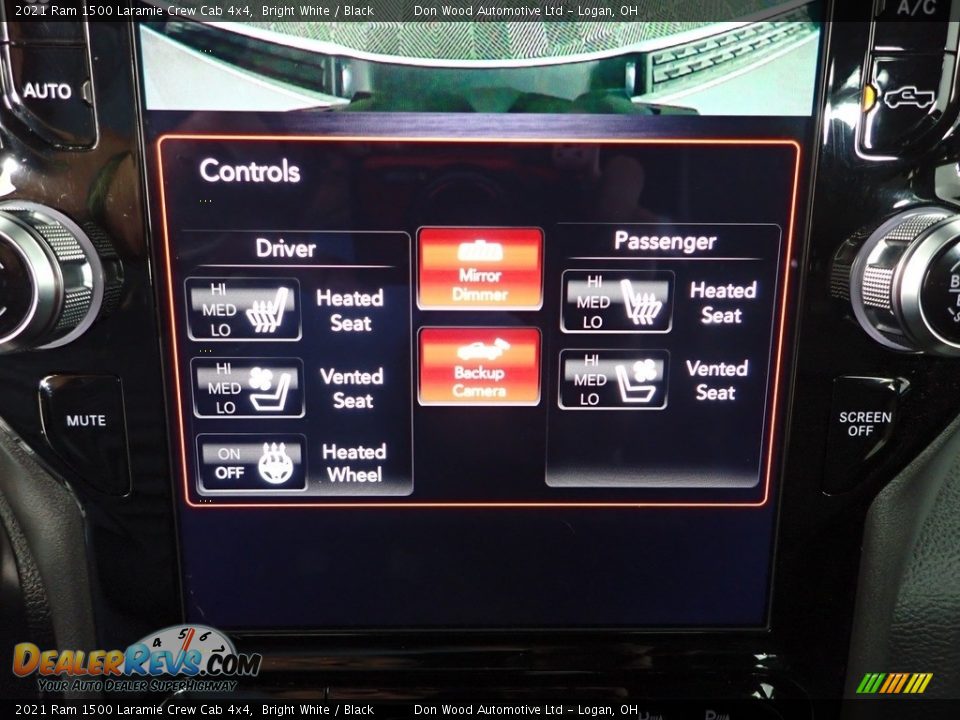 2021 Ram 1500 Laramie Crew Cab 4x4 Bright White / Black Photo #4