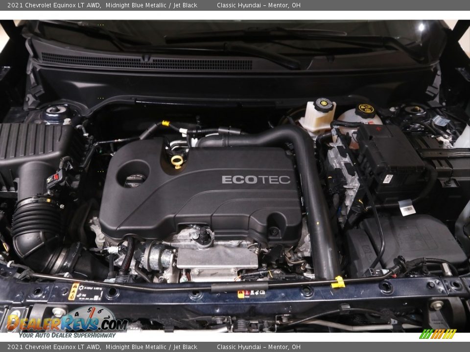 2021 Chevrolet Equinox LT AWD Midnight Blue Metallic / Jet Black Photo #17