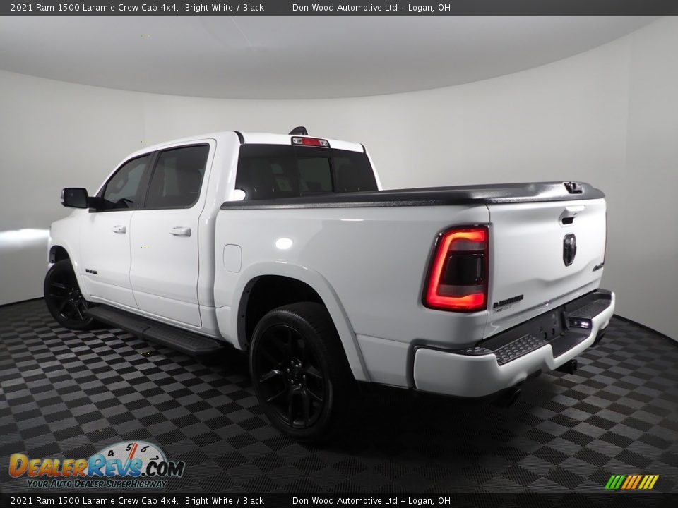2021 Ram 1500 Laramie Crew Cab 4x4 Bright White / Black Photo #8