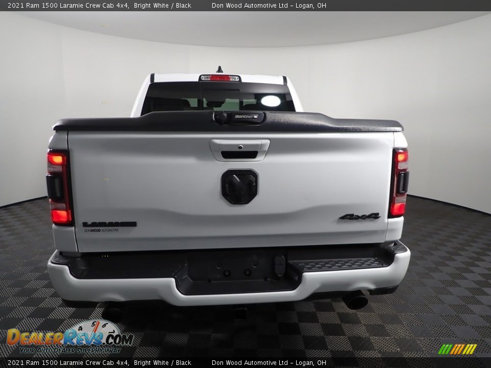 2021 Ram 1500 Laramie Crew Cab 4x4 Bright White / Black Photo #9