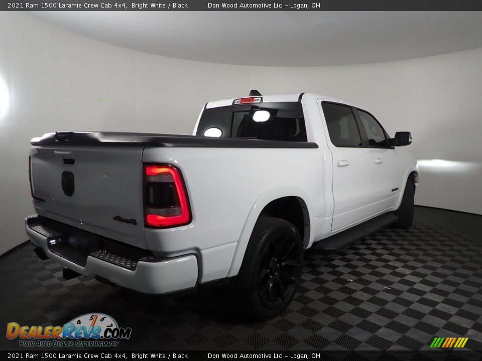 2021 Ram 1500 Laramie Crew Cab 4x4 Bright White / Black Photo #11