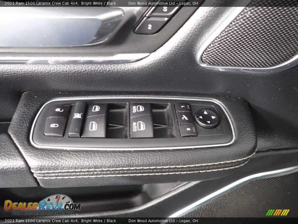 2021 Ram 1500 Laramie Crew Cab 4x4 Bright White / Black Photo #13