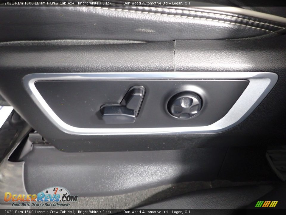 2021 Ram 1500 Laramie Crew Cab 4x4 Bright White / Black Photo #14