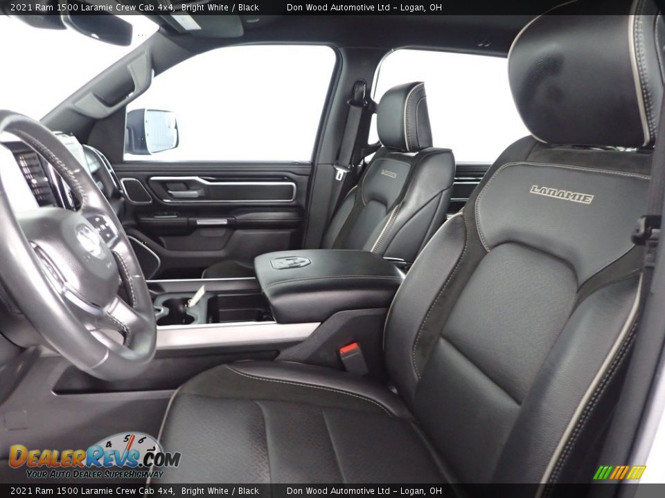 2021 Ram 1500 Laramie Crew Cab 4x4 Bright White / Black Photo #15