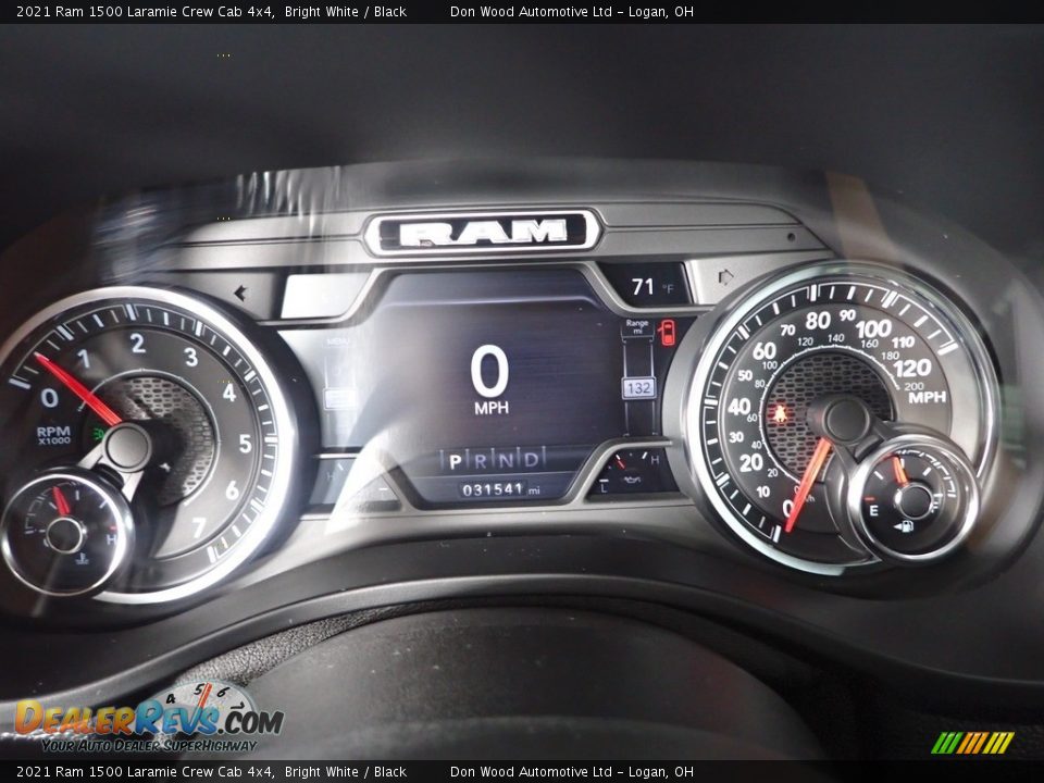2021 Ram 1500 Laramie Crew Cab 4x4 Bright White / Black Photo #17
