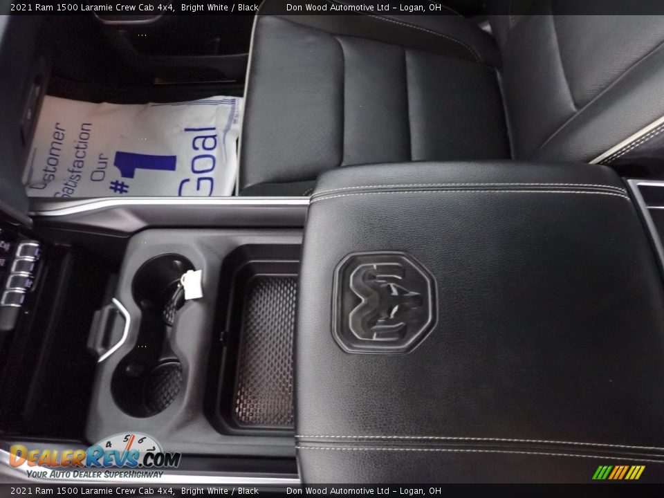 2021 Ram 1500 Laramie Crew Cab 4x4 Bright White / Black Photo #20