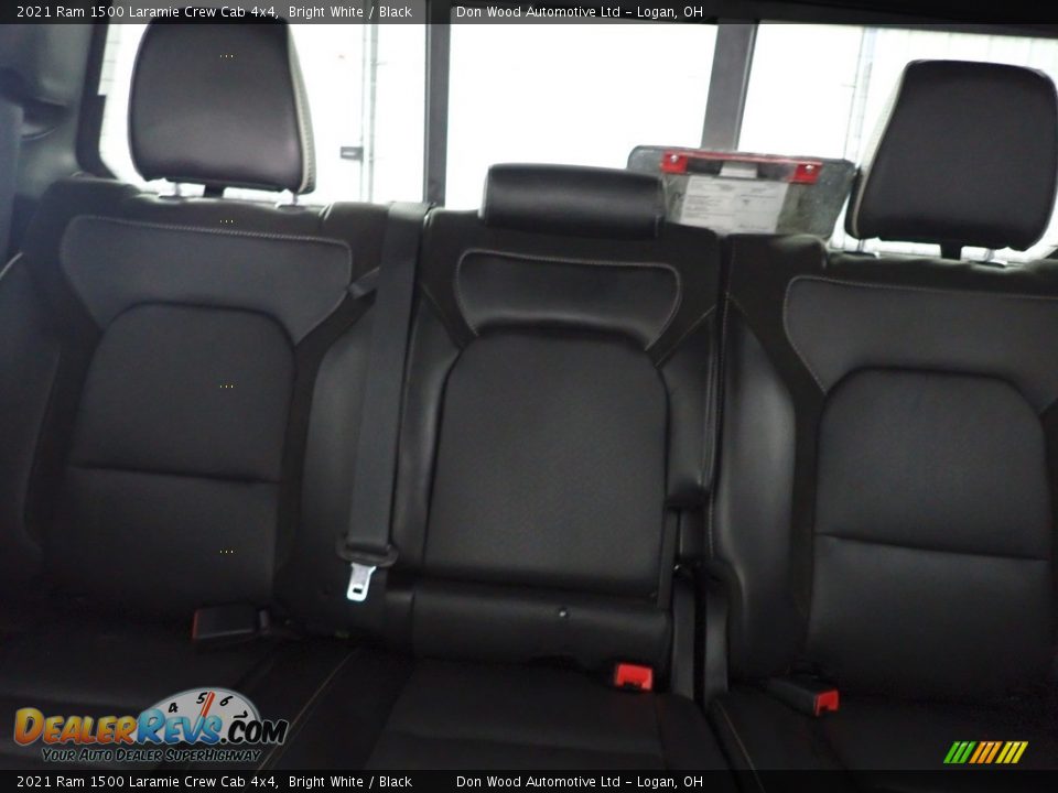 2021 Ram 1500 Laramie Crew Cab 4x4 Bright White / Black Photo #21