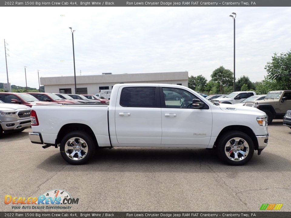 2022 Ram 1500 Big Horn Crew Cab 4x4 Bright White / Black Photo #6