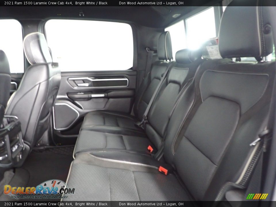 2021 Ram 1500 Laramie Crew Cab 4x4 Bright White / Black Photo #23