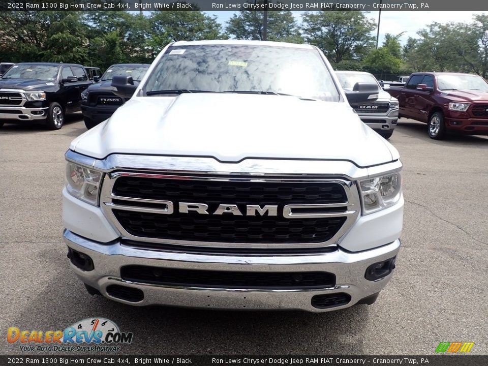 2022 Ram 1500 Big Horn Crew Cab 4x4 Bright White / Black Photo #8