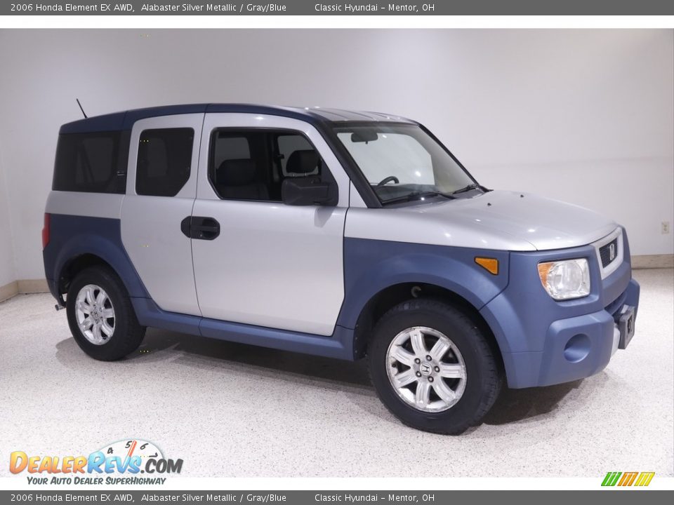 2006 Honda Element EX AWD Alabaster Silver Metallic / Gray/Blue Photo #1