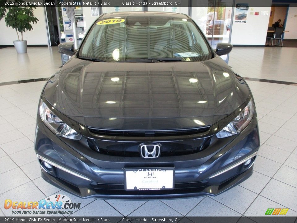 2019 Honda Civic EX Sedan Modern Steel Metallic / Black Photo #2