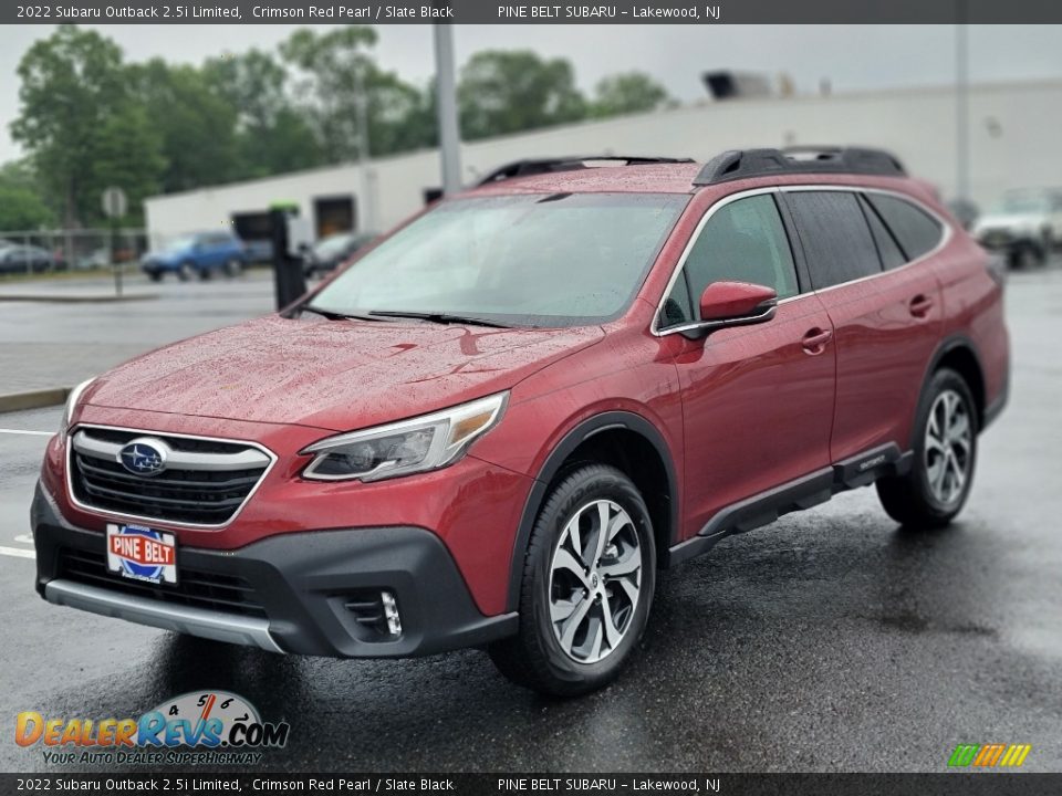 2022 Subaru Outback 2.5i Limited Crimson Red Pearl / Slate Black Photo #1